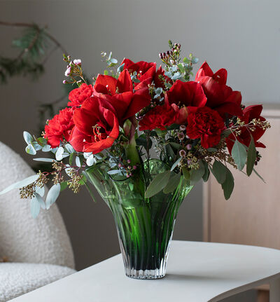 Glassvase Flow grønn Glassvase Flow grønn